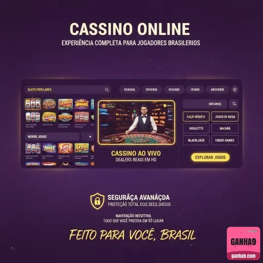ganha9 - interface premium - Cadastro na Plataforma